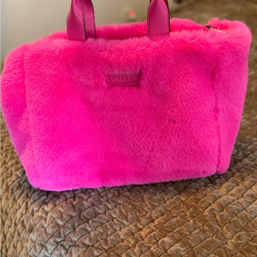 DKNY Hadlee Medium Fur Tote